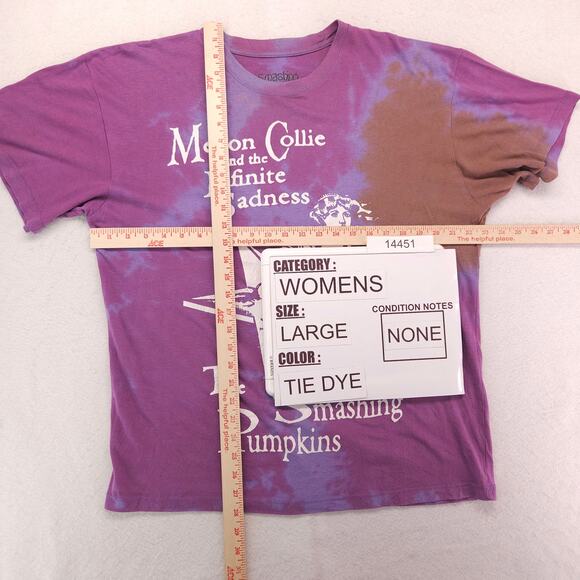 The Smashing Pumpkins Mellon Collie And The Infinite Sadness Womens L Tie Dye - Picture 5 of 9